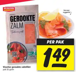Boni Visscher gerookte zalmfilet aanbieding