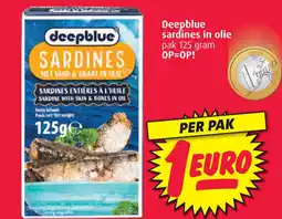 Boni Deepblue sardines in olie aanbieding