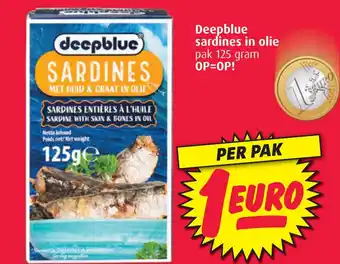 Boni Deepblue sardines in olie aanbieding