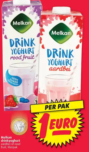Boni Melkan drinkyoghurt aanbieding