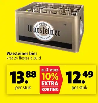 Boni Warsteiner bier aanbieding