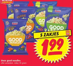 Boni Unox good noodles aanbieding