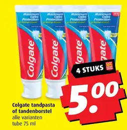 Boni Colgate tandpasta of tandenborstel aanbieding