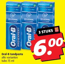 Boni Oral-B tandpasta aanbieding