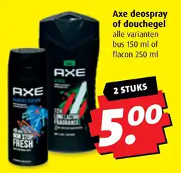 Boni Axe deospray of douchegel aanbieding