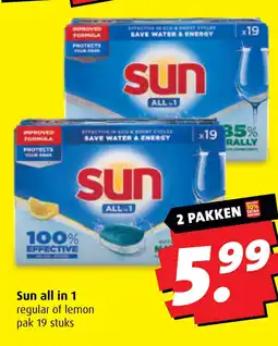 Boni Sun all in 1 aanbieding