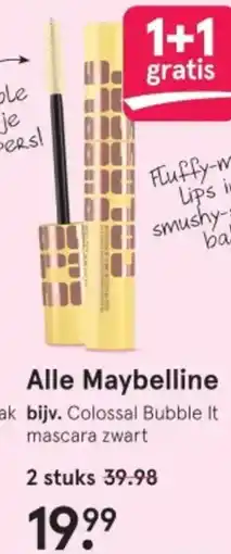 Etos Alle Maybelline aanbieding
