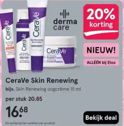 Etos CeraVe Skin Renewing aanbieding