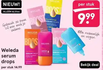 Etos Weleda serum drops aanbieding