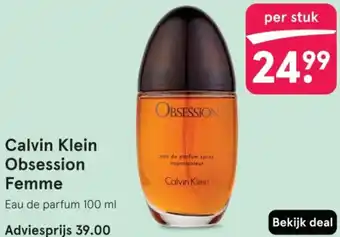 Etos Calvin Klein Obsession Femme aanbieding