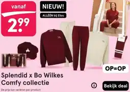 Etos Splendid x Bo Wilkes Comfy collectie aanbieding