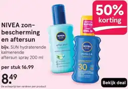 Etos NIVEA zonbescherming en aftersun aanbieding