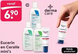 Etos Eucerin en CeraVe mini's aanbieding