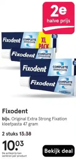 Etos Fixodent aanbieding