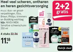 Etos Heel veel scheren, ontharen en heren gezichtsverzorging aanbieding