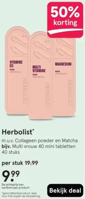 Etos Herbolist aanbieding