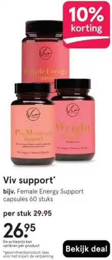 Etos Viv support aanbieding