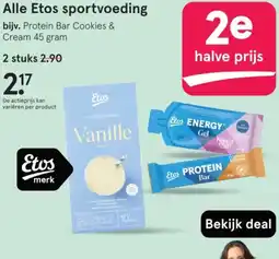 Etos Alle Etos sportvoeding aanbieding