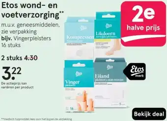 Etos Etos wond en voetverzorging aanbieding