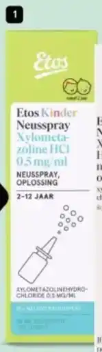 Etos Etos Kinderneusspray aanbieding