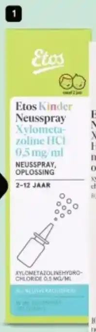 Etos Etos Kinderneusspray aanbieding