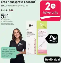 Etos Etos neussprays zeezout aanbieding