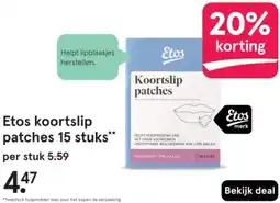 Etos Etos koortslip patches 15 stuks aanbieding