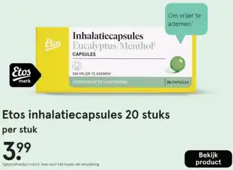 Etos Etos inhalatiecapsules aanbieding