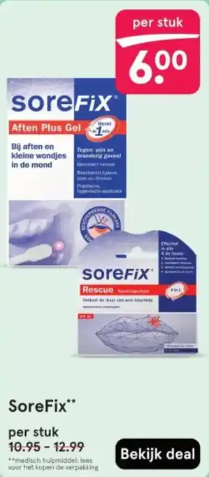 Etos SoreFix aanbieding
