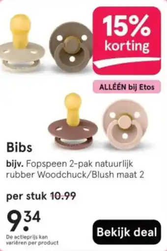 Etos Bibs aanbieding