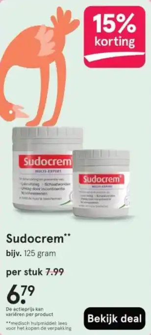 Etos Sudocrem aanbieding