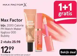 Etos Max Factor aanbieding
