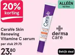 Etos CeraVe Skin Renewing Vitamine C serum aanbieding