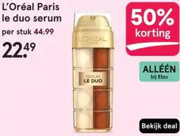 Etos L'Oréal Paris le duo serum aanbieding