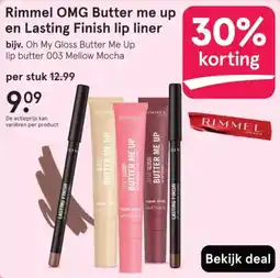 Etos Rimmel OMG Butter me up en Lasting Finish lip liner aanbieding