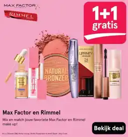 Etos Max Factor en Rimmel aanbieding