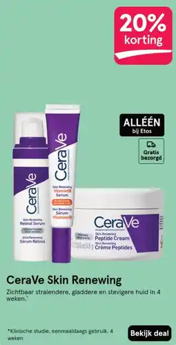 Etos CeraVe Skin Renewing aanbieding