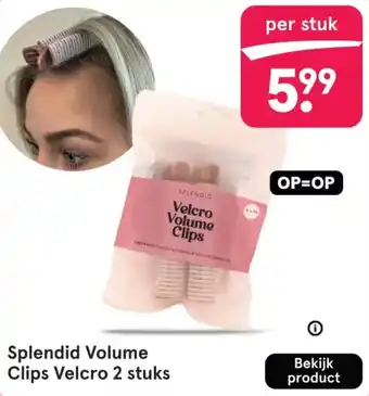 Etos Splendid Volume Clips Velcro 2 stuks aanbieding