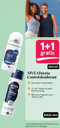 Etos NIVEA Derma Control deodorant aanbieding