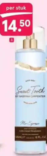 Etos Sabrina Carpenter Me Espresso bodymist aanbieding