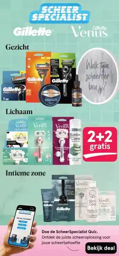 Etos Gillette scheer specialist aanbieding