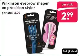Etos Wilkinson eyebrow shaper en precision styler aanbieding