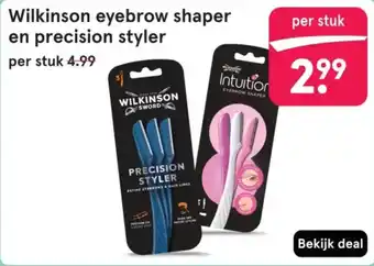 Etos Wilkinson eyebrow shaper en precision styler aanbieding
