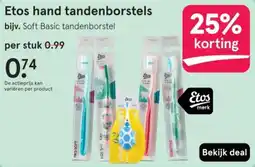 Etos Etos hand tandenborstels aanbieding