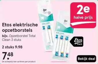 Etos Etos elektrische opzetborstels aanbieding
