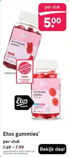 Etos Etos gummies aanbieding