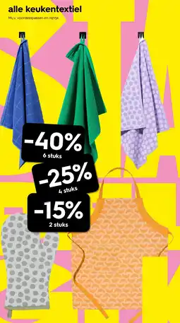 HEMA Alle keukentextiel aanbieding