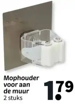 Wibra Mophouder voor aan de muur aanbieding