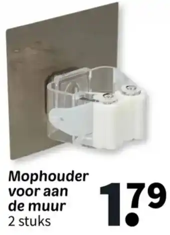 Wibra Mophouder voor aan de muur aanbieding