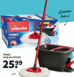 Wibra Vileda mop en emmer aanbieding